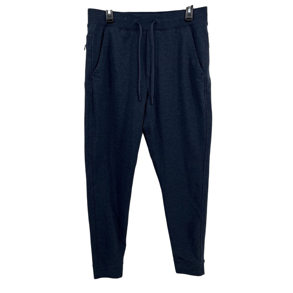 Birddogs Mens Joggers Navy Blue Heather Stretch Sweatpants Size‎ L